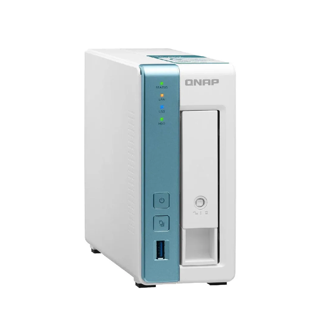 QNAP TS-131K-US 1-Bay Personal Cloud NAS for Backup and Data Sharing. Annapurna Labs 4-core 1.7GHz, 1GB RAM — photo 1 of 1