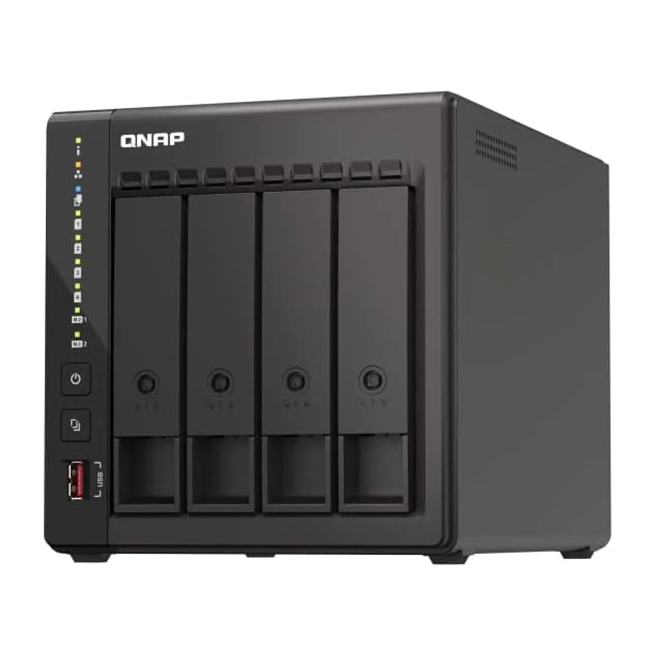 QNAP TS-453E-8G-US | 4-Bay NAS Intel Celeron J6412 8GB RAM 2x2.5GbE 2xM.2 PCIe Gen 3 — photo 1 of 1