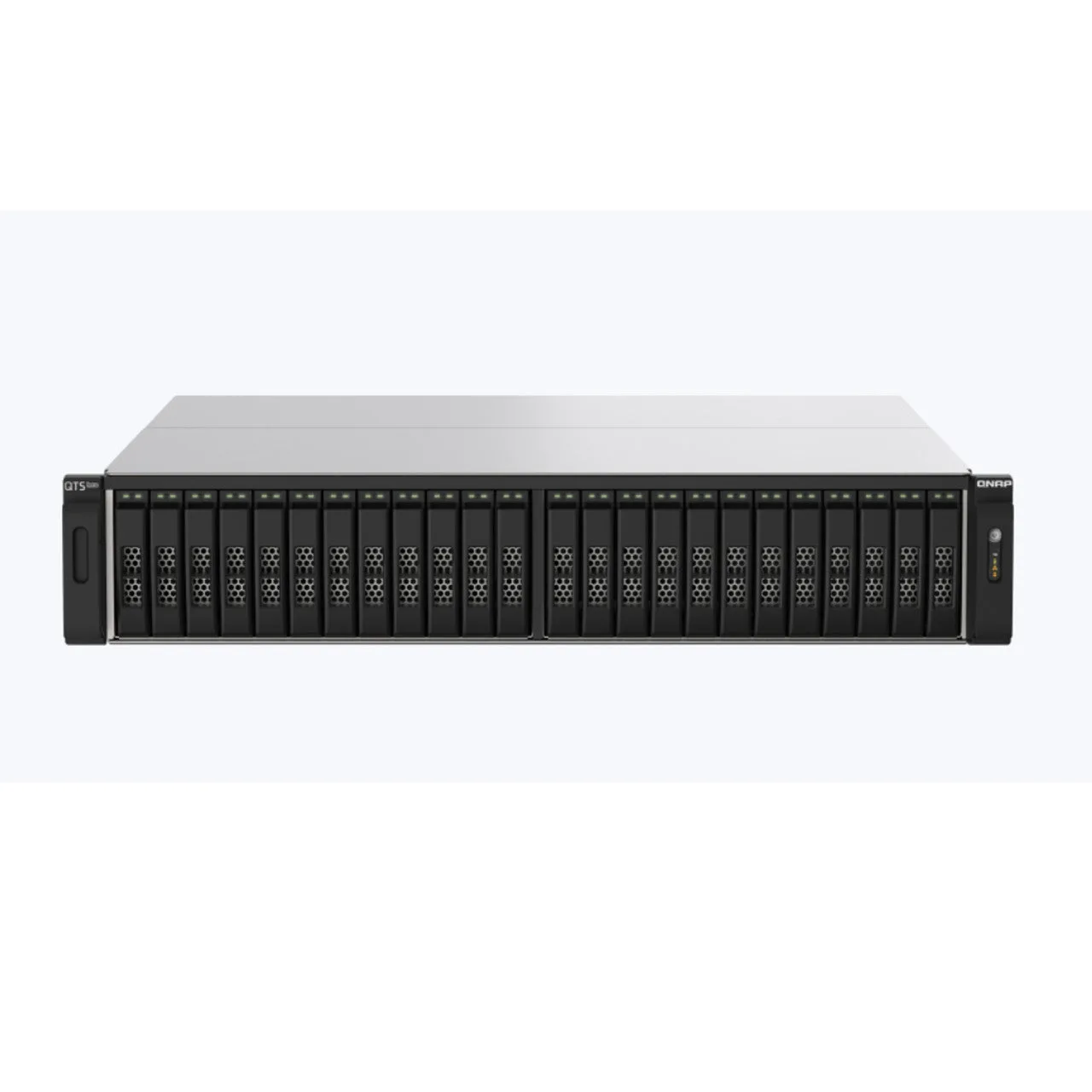 QNAP TS-H2490FU 64G 24-Bay all-flash NAS, NVMe Gen3 x4, AMD EPYC 7302P 3.0GHz, 128GB RAM, 2 x 2.5GbE LAN