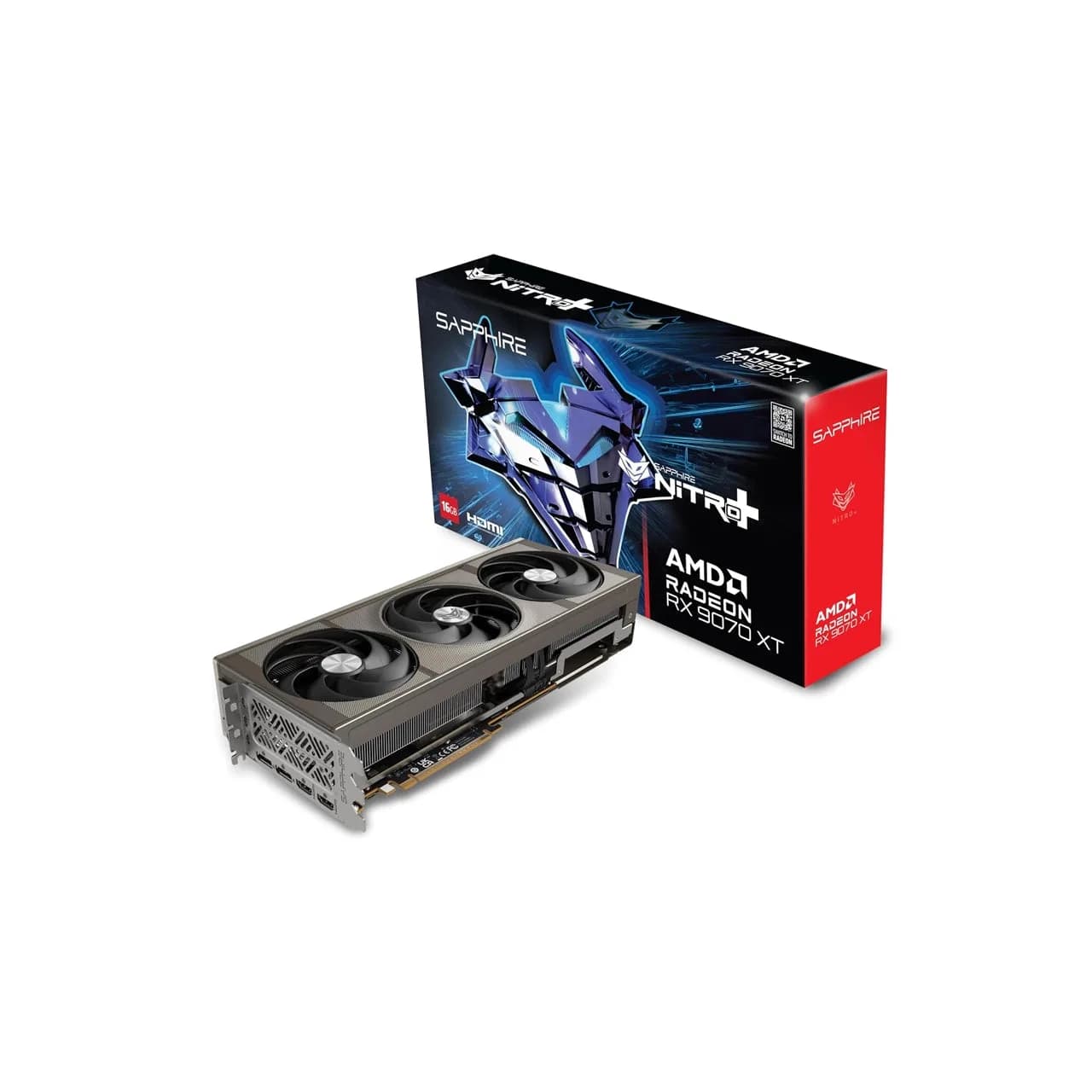 Sapphire NITRO+ Radeon RX 9070 XT Gaming OC 16GB GDDR6 Graphics Card | AMD RDNA 4 | PCIe 5.0 | 11348-01-20G