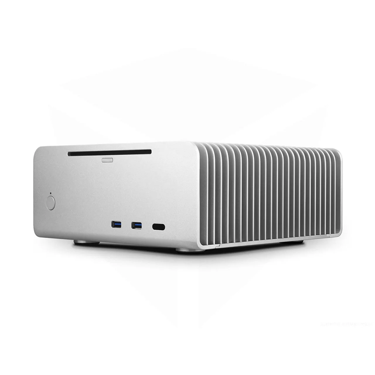 Streacom FC8 V3 Compact Fanless ITX Case | Optical Drive support (Silver) ST-FC8S-ALPHA-OPT — photo 1 of 1