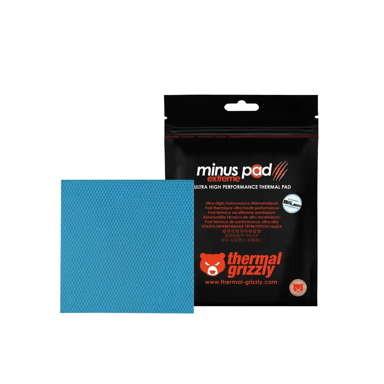 Thermal Grizzly Minus Pad Extreme High Performance Thermal Pad - 100x100 mm / 1.5 mm — photo 1 of 1