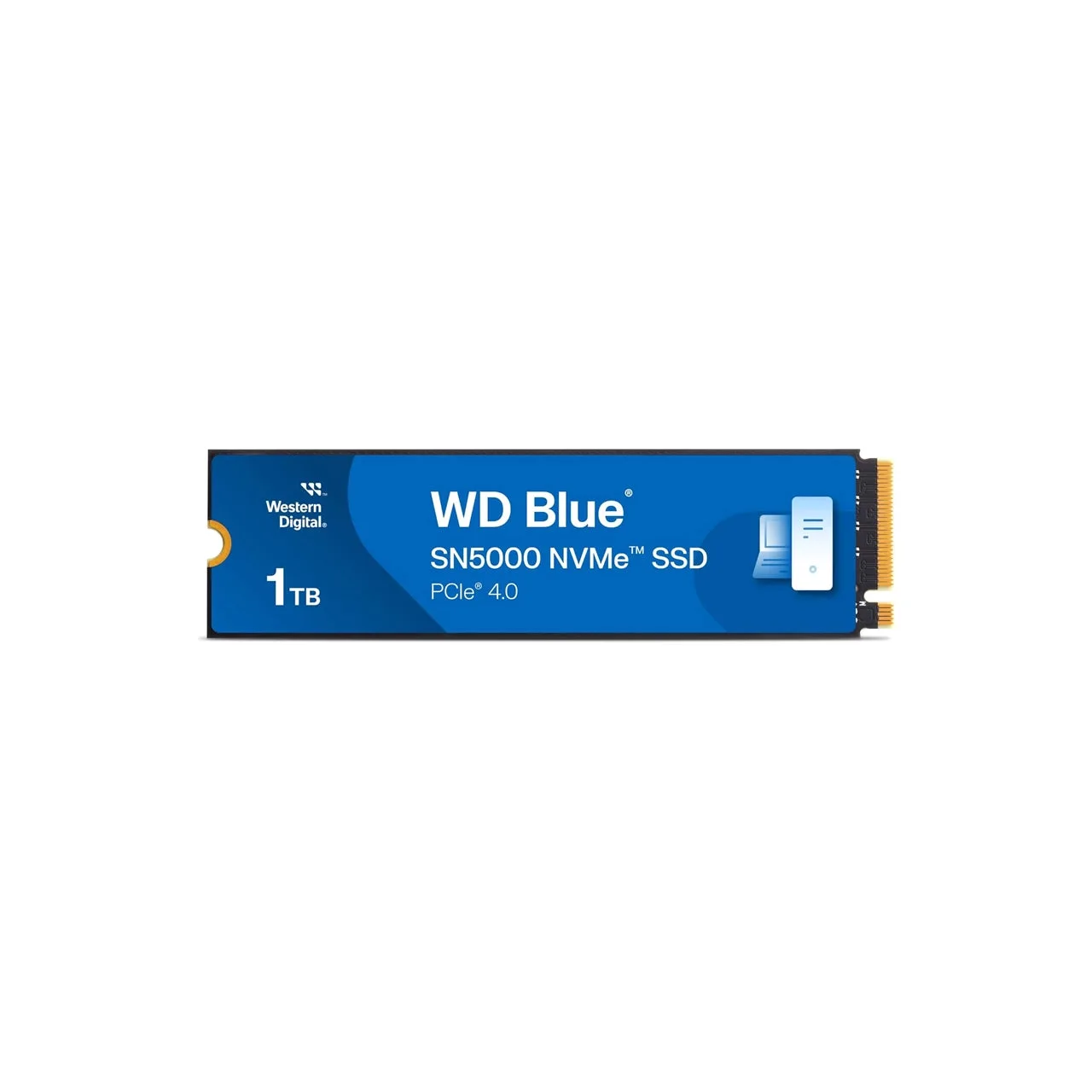 WD 1TB Blue SN5000 NVMe Internal Solid State Drive PCIe Gen 4.0, M.2 2280, Up to 5,150 MB/s SSD - WDS100T4B0E — photo 1 of 1
