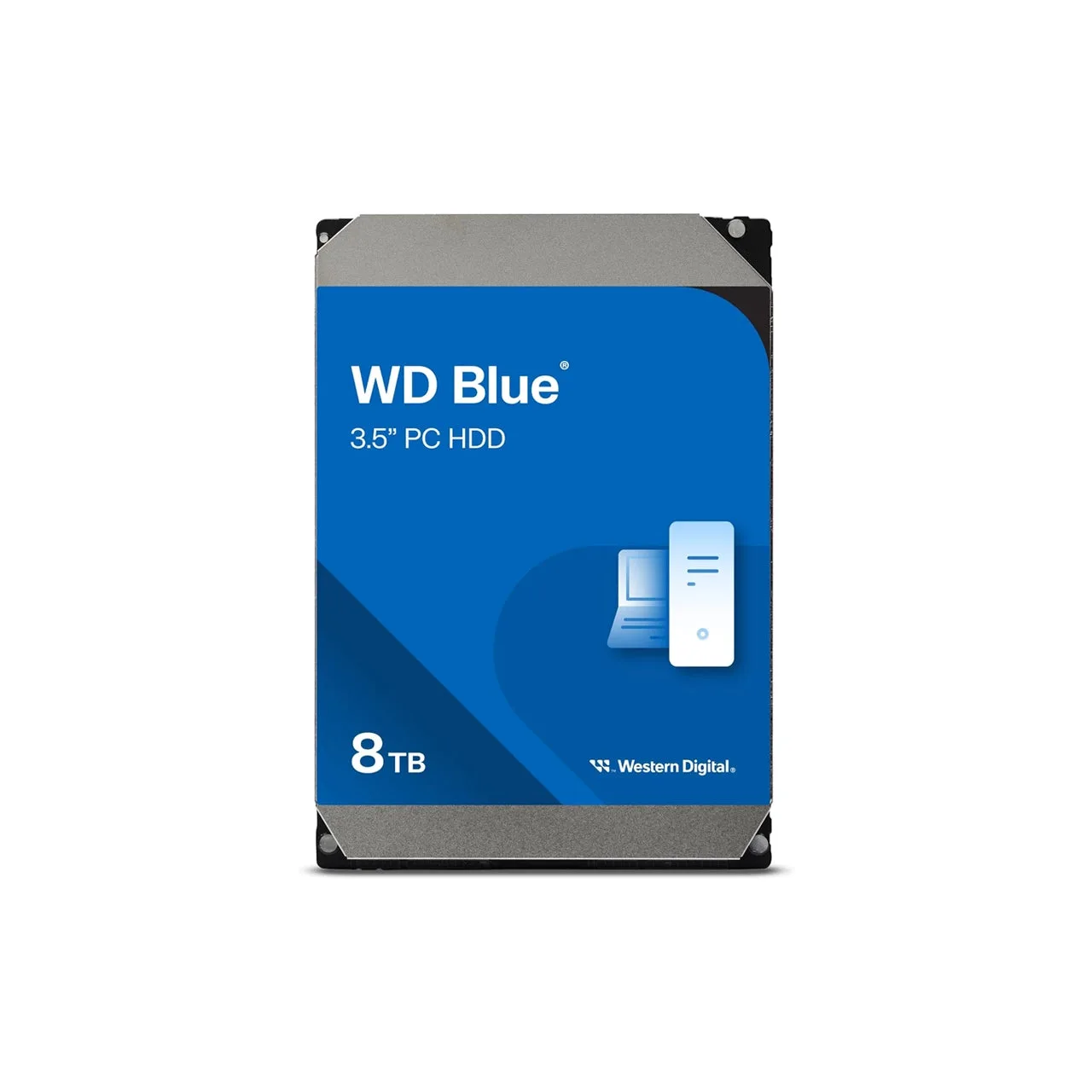 WD Blue 8TB PC Internal Hard Drive | 5640 RPM | SATA 6Gb/s | 256MB Cache | 3.5-Inch | WD80EAAZ — photo 1 of 1