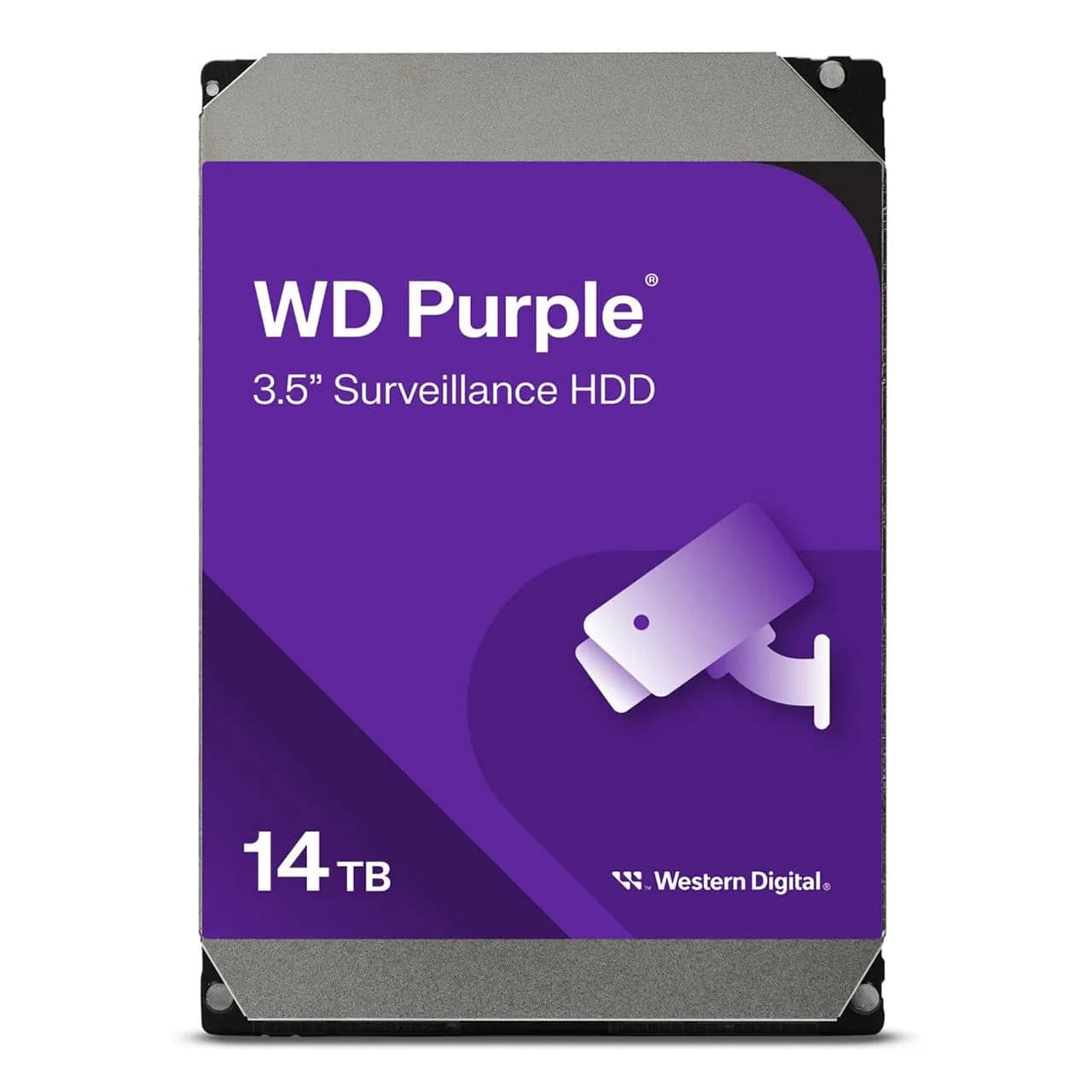 WD Purple 14TB Surveillance 7200RPM SATAIII 512MB 3.5" Internal Hard Drive WD140PURZ — photo 1 of 1