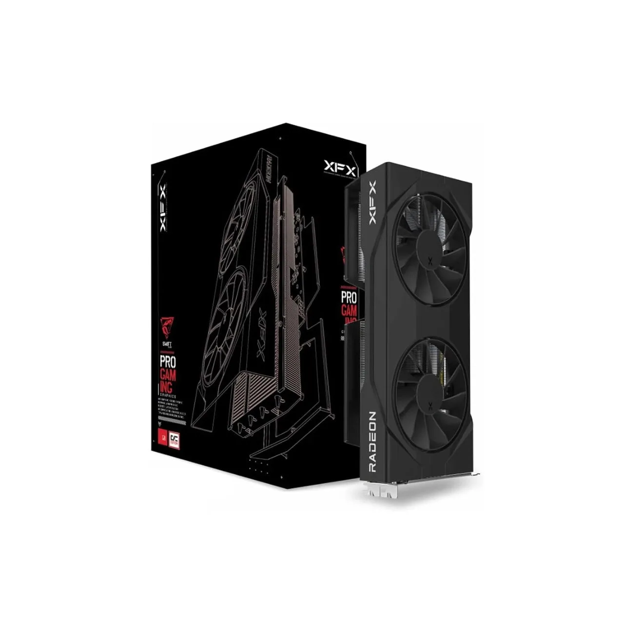 XFX Swift AMD Radeon RX 9060 XT OC Gaming Edition with 16GB GDDR6 HDMI 2xDP, AMD RDNA 4 - RX-96TSW16BQ — photo 1 of 1