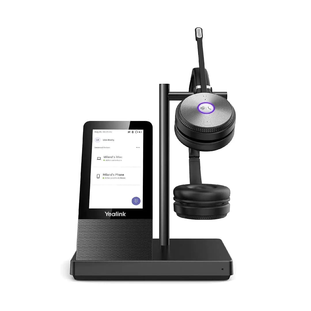 Yealink WH66 Dual Teams Wireless Headset | DECT | 4" Touchscreen | Full-Duplex Speaker | 1308003 — photo 1 of 1