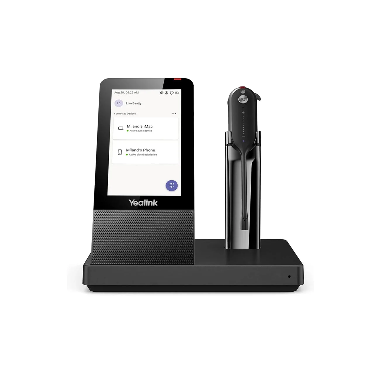 Yealink WH67 Teams Wireless Headset | DECT & Bluetooth | Noise Cancelling Mic | 1308040 — photo 1 of 1