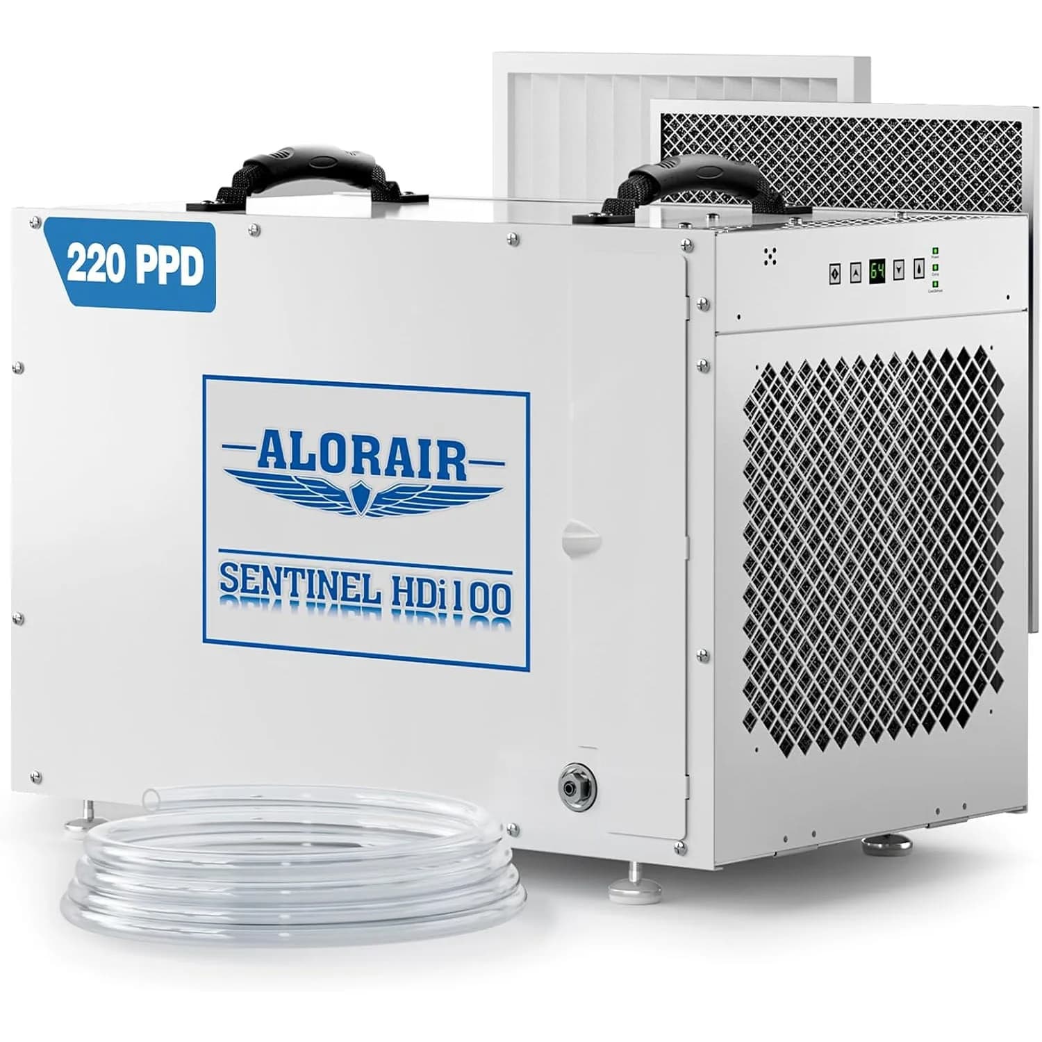 AlorAir 220PPD Crawl Space Dehumidifier with Pump and Drain Hose | Sentinel HDi100 (White) | Size for 2900 sq.ft — photo 1 of 1