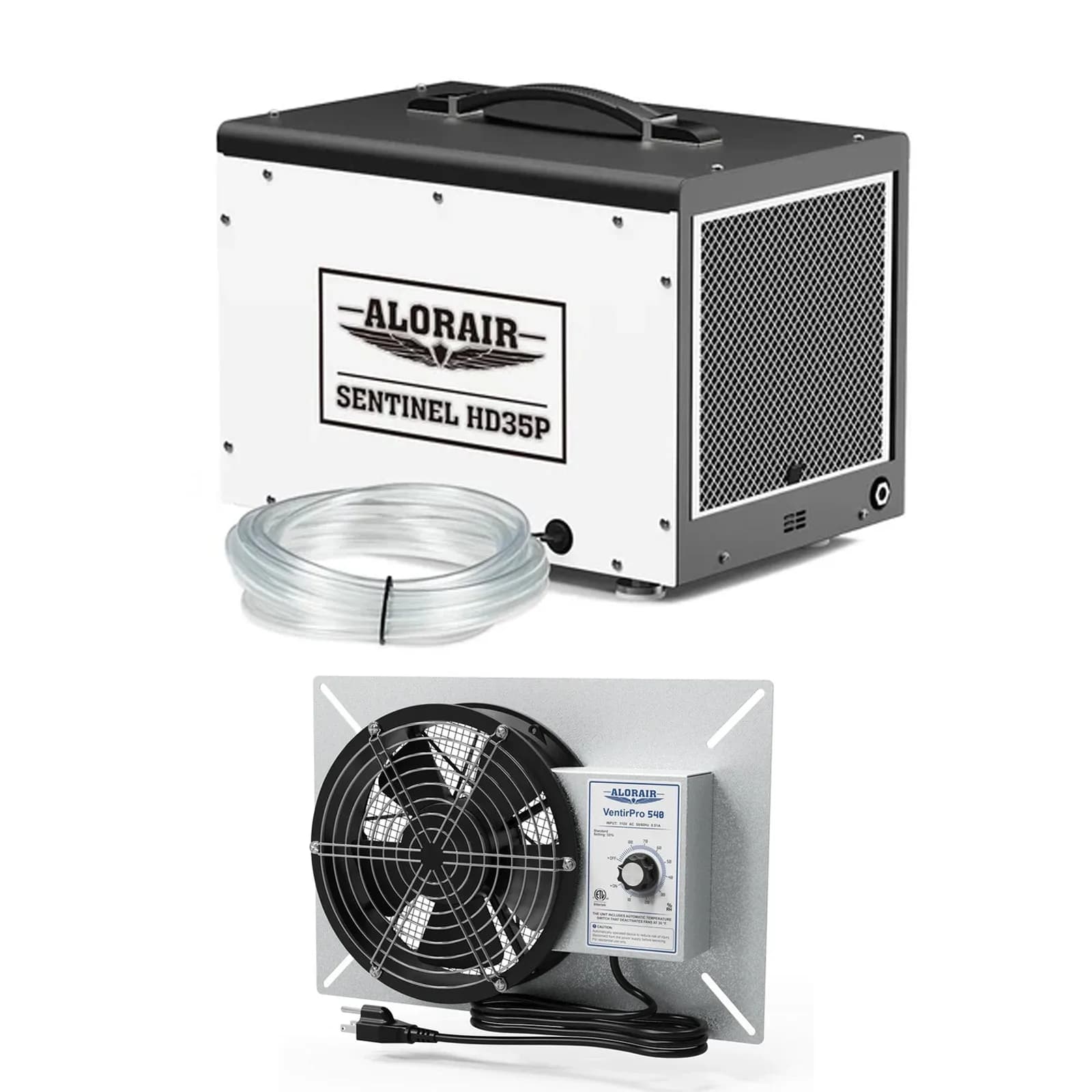 Alorair Combo Package for Crawl Spaces,Basements | Sentinel HD35P and Ventirpro 540 — photo 1 of 1