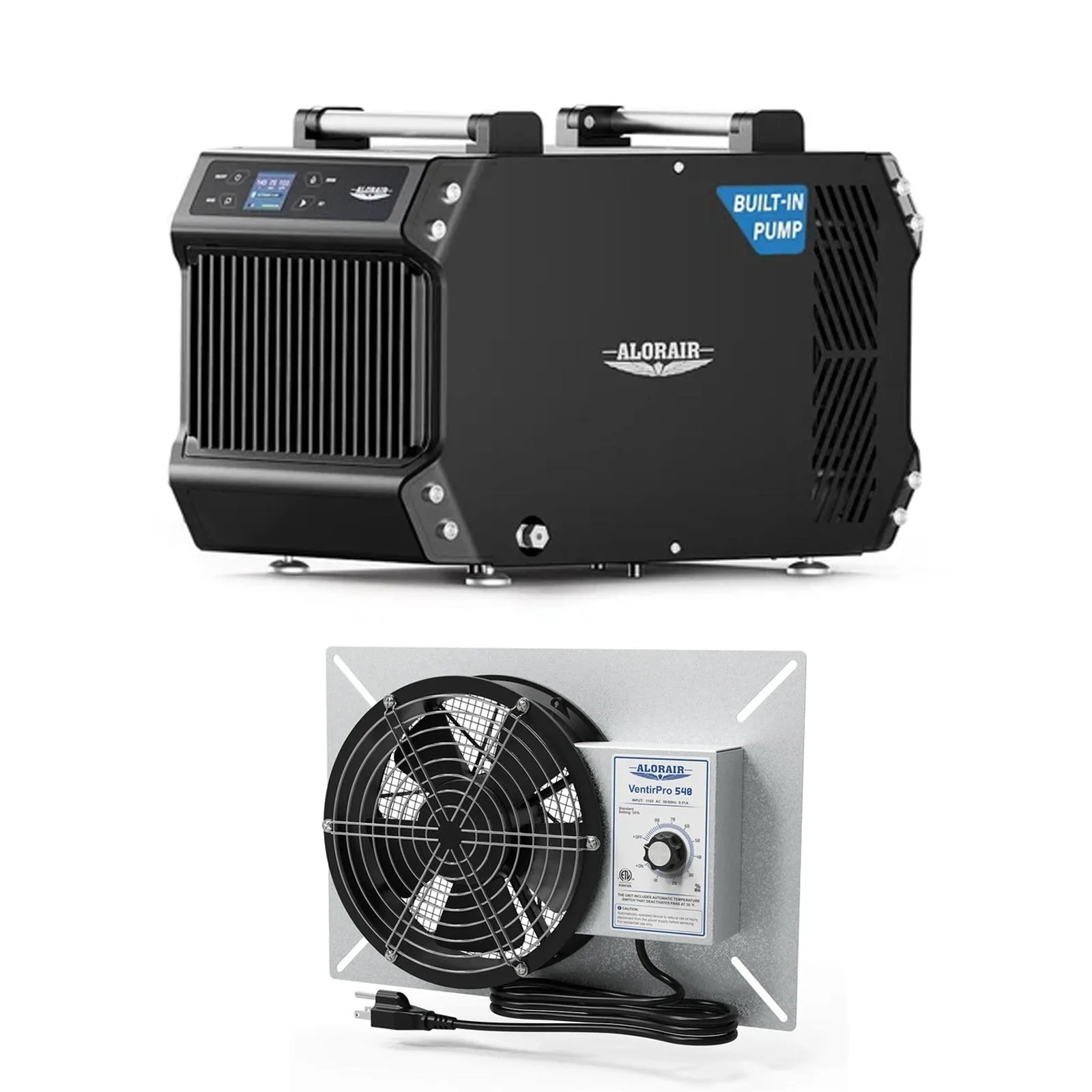 Alorair Combo Package for Large Crawl Spaces, Basements | Galaxy 60P and Ventirpro 540 Fan — photo 1 of 1