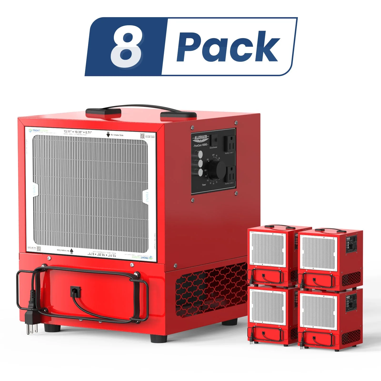 AlorAir Wholesale Packs Purecare 1050 Air Filtration System (pack of 8/20/30) - 8Pack — photo 1 of 1