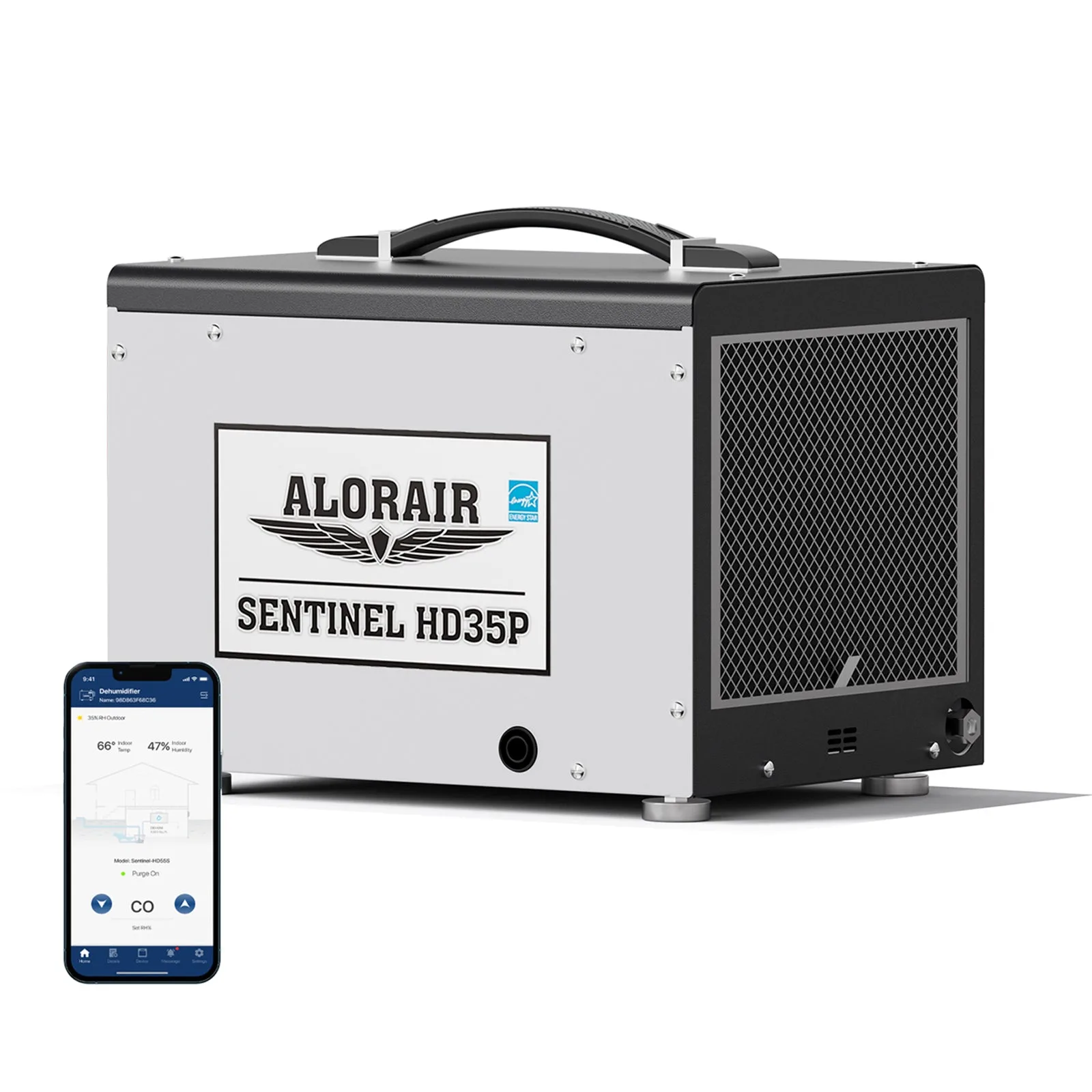 AlorAir WiFi 70 PPD Crawl Space and Basement Dehumidifier | Sentinel HD35P WiFi | Up to 1000 Sq Ft — photo 1 of 1