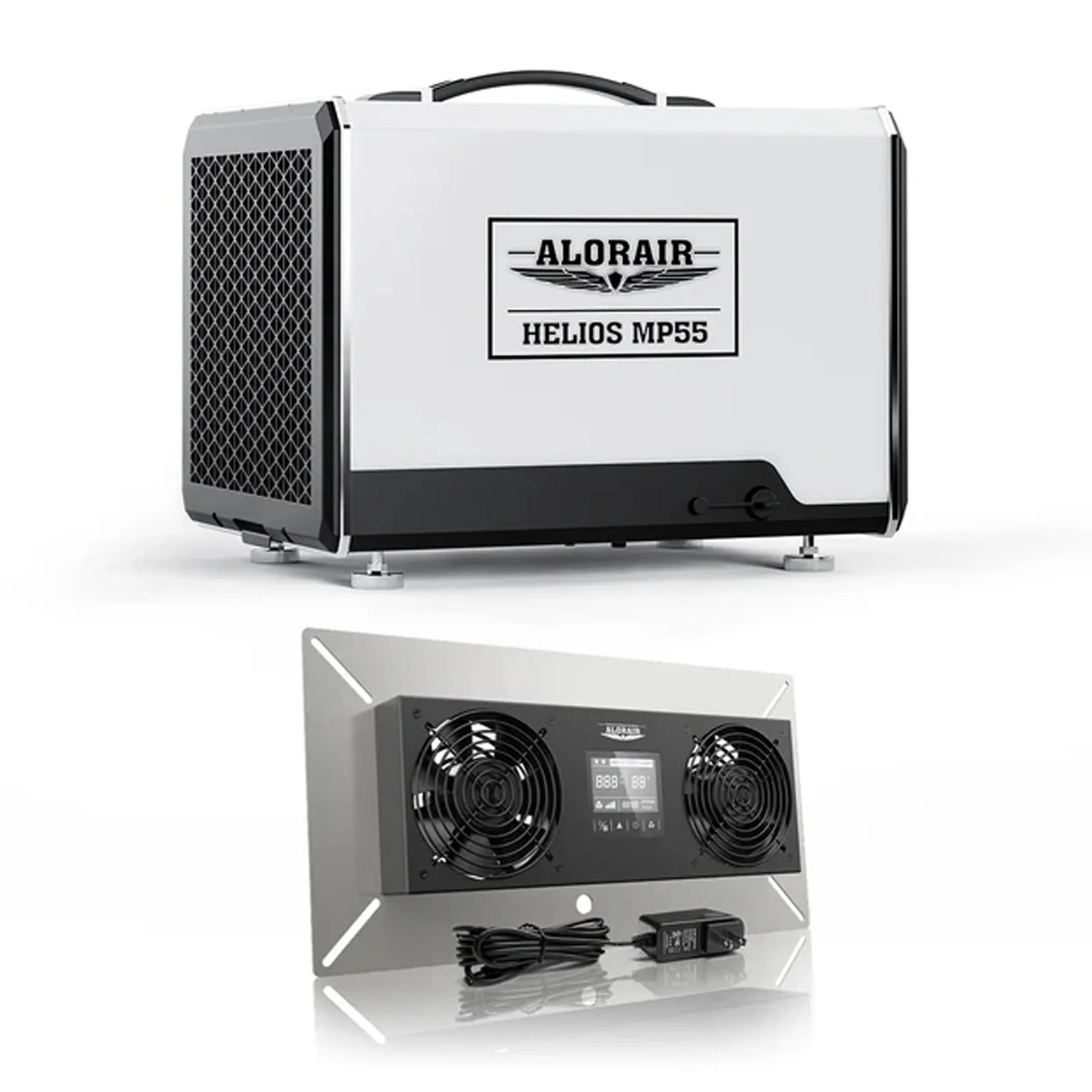 Helios MP55 Crawl Space Dehumidifier and VentirPro-S2 Ventilation Fan Comb | Crawl Space Moisture Solution