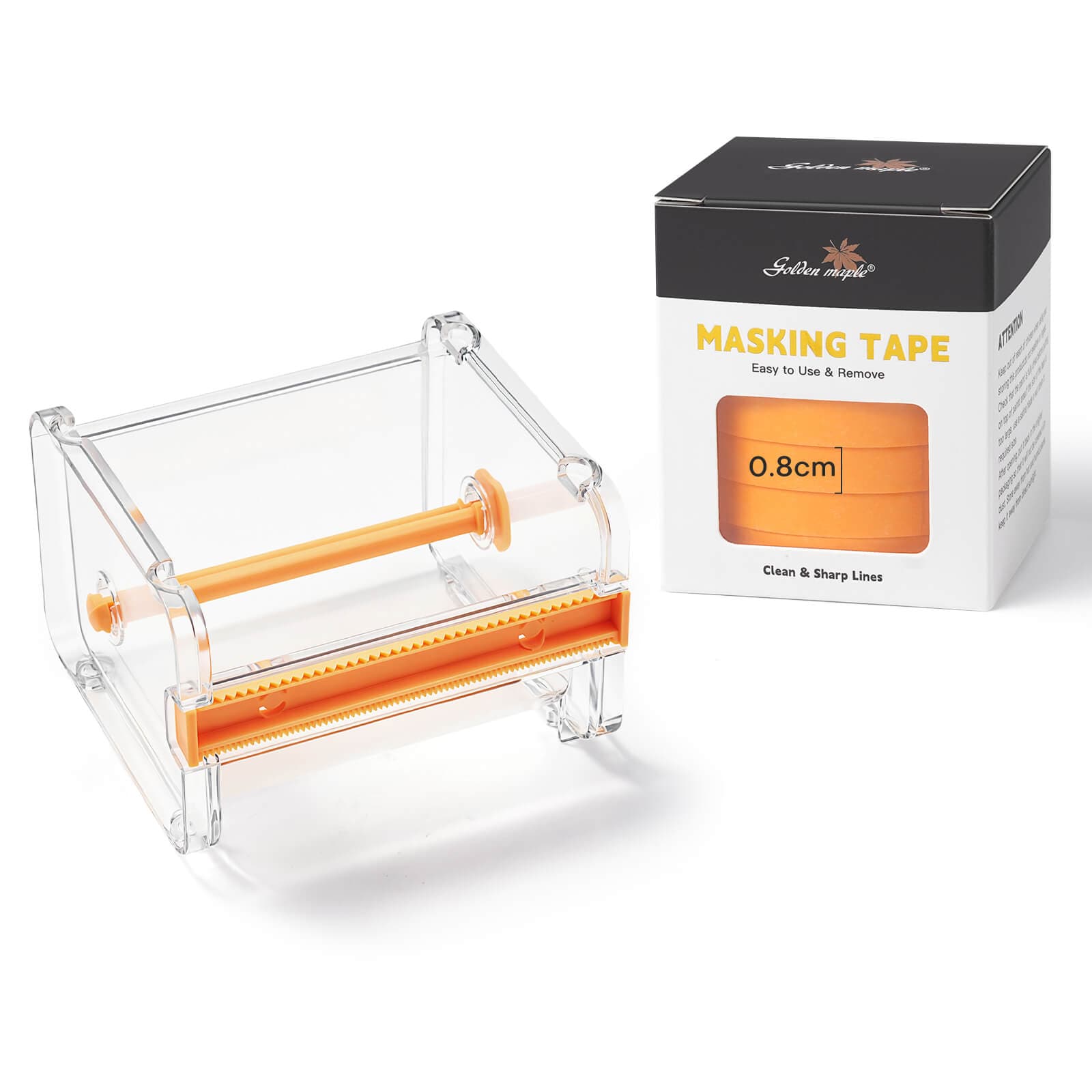 5 Rolls Pinstripe Masking Tape (5/16", 5/13", 15/32") – Miniatures, DIY& Art - Tape Cutter+ 0.8cm Masking Tape