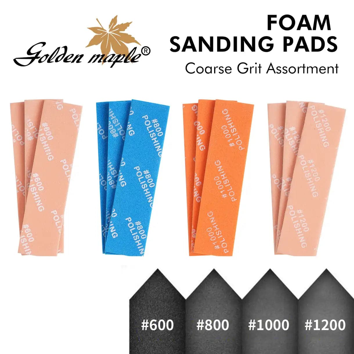Foam Sanding Pads – 12pcs Handmade Dual-Use Wet & Dry Polishing Blocks for Jewelry and Models — photo 1 of 1