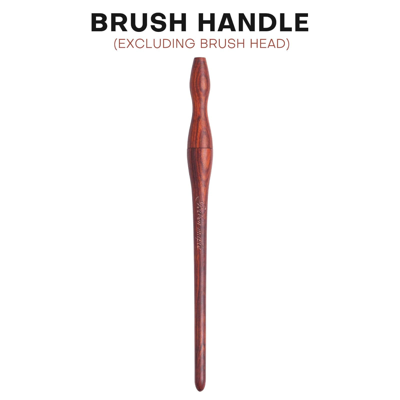 Kolinsky Sable with Red Sandalwood Handles | 3/0, 2/0, 0, 1 Replaceable Brush Heads - Brush Handle — photo 1 of 1
