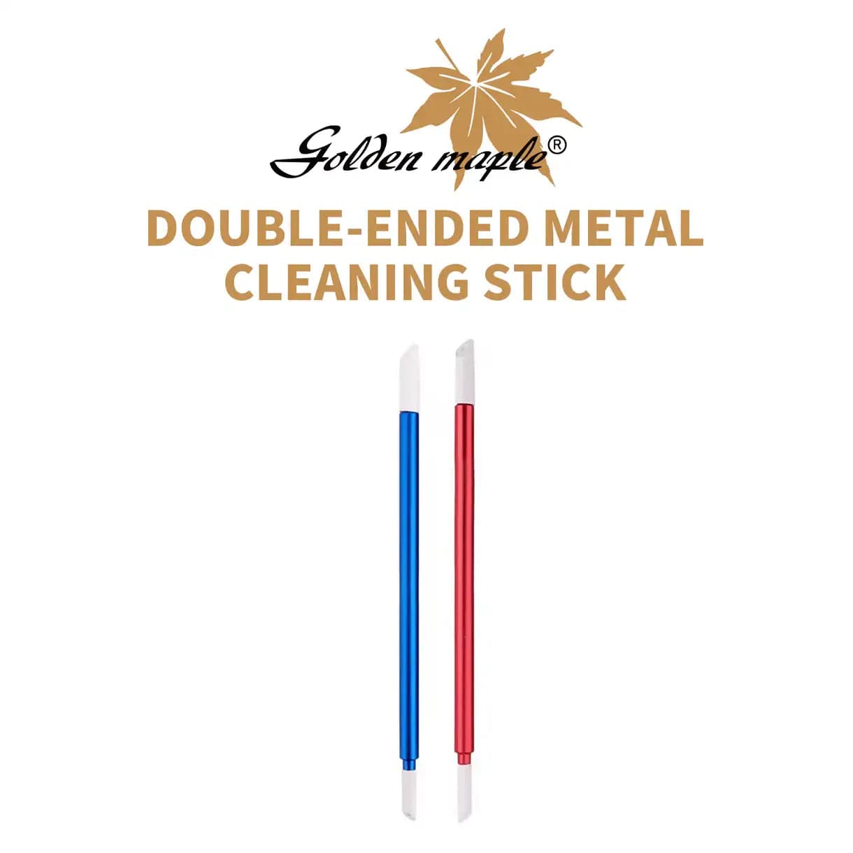 Model Tools – Double-Headed Metal Wiping Rod with Sponge Head for Accurate Detailing - (Red+Blue) — photo 1 of 1