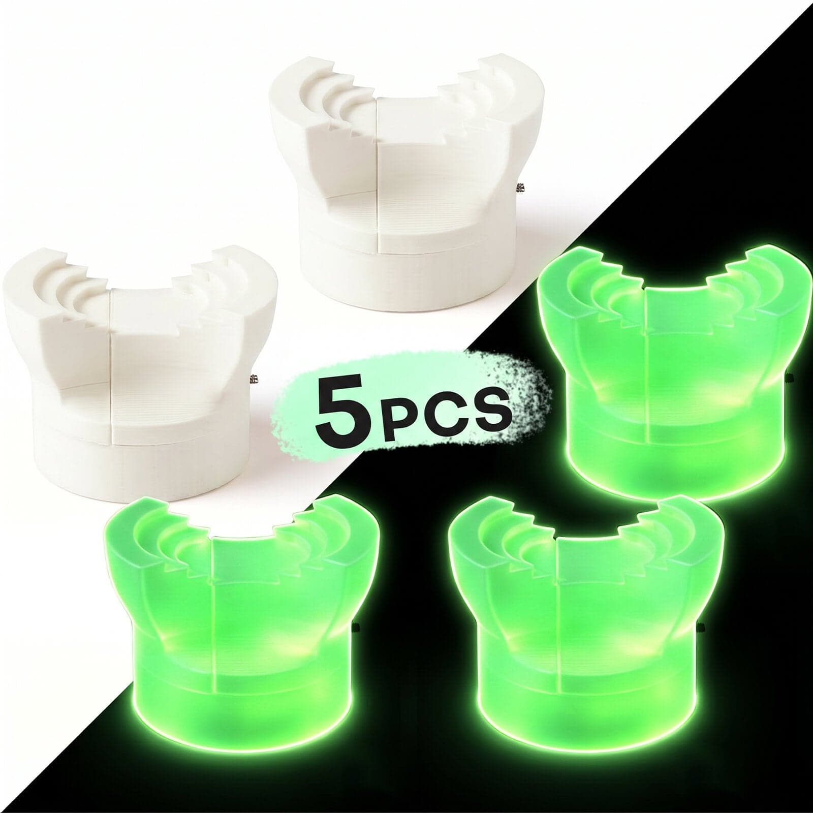 Replacement Clamp-Style Grip Head 5pcs - Strong Magnet Upgrade – Neon Green(PRE-ORDER) — photo 1 of 1