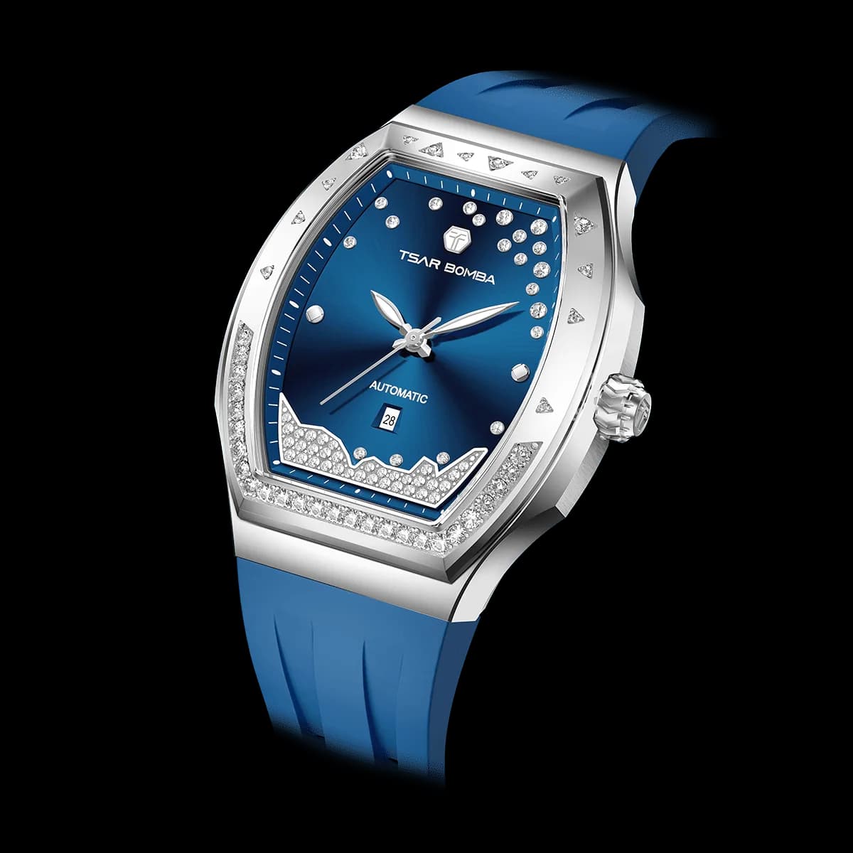 Tsar Bomba Women's Automatic Watch | Blue | 35mm | Sapphire Crystal | Japanese Movement | 5ATM Water-Resistant | TB8233L — photo 1 of 1