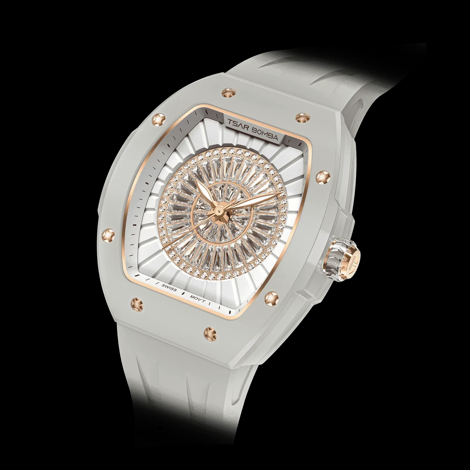 Tsar Bomba Women's Quartz Watch | Gray | 35mm | Sapphire Crystal | Swiss Movement | 5ATM Water-Resistant | High End Watch for Women | TB8220L — photo 1 of 1